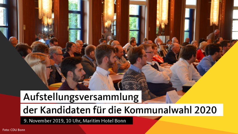 Bonner CDU stellt sich personell für Kommunalwahl auf | CDU
